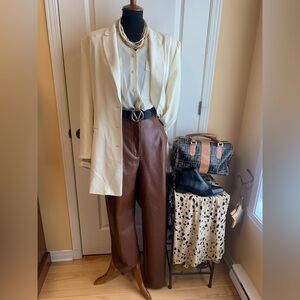 BOGATO vintage long blazer cream